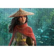 Cakapuzzle Raya ve Son Ejderha Yağmurda Görseli 120 Parça Ahşap Puzzle