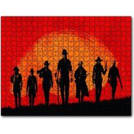Cakapuzzle Red Dead Redemption Kırmızı Arkaplan Mdf 120 Parça Puzzle