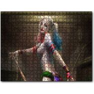 Cakapuzzle Rengaren Boyalı Harley Quinn Görseli Mdf 500 Parça Puzzle