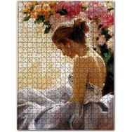 Cakapuzzle Richard S Johnson Çiçekler Topuz Saç Ahşap 255 Parça Puzzle