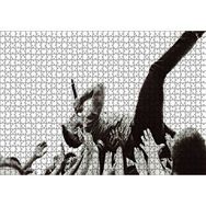 Cakapuzzle Rock Solisti Eller Üzerinde Siyah Beyaz Mdf 1000 Parça Puzzle