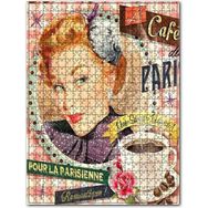 Cakapuzzle Romantik Kahve Saati Tarzı Görsel 500 Parça Puzzle