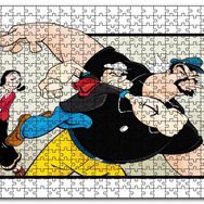 Cakapuzzle Safinaz ve Temel Reis İle Kabasakal Yumruk Mdf 120 Parça Puzzle