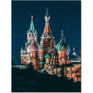 Cakapuzzle Saint Basil Kadetrali Gece Görsli Mdf 255 Parça Puzzle