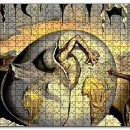 Cakapuzzle Salvador Dali İnsanın Doğuşunu İzleyen Çocuk Mdf 120 Parça Puzzle
