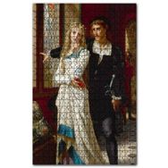 Cakapuzzle Sarayda Bir Hanımefendi ve Şövalye Ahşap 255 Parça Puzzle