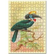 Cakapuzzle Sarı Casque Siyah Hornbill Kuş Görsli Mdf 1000 Parça Puzzle