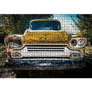 Cakapuzzle Sarı Eski Chevrolet Kamyonet 1000 Parça Puzzle
