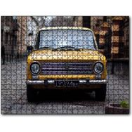 Cakapuzzle Sarı Lada Otomobil Mdf 500 Parça Puzzle