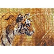 Cakapuzzle Sarı Otların Arasındaki Kaplan Mdf 1000 Parça Puzzle