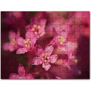 Cakapuzzle Sarı Tohumlu Kırmızı Çiçekler Yakın Çekim Mdf 255 Parça Puzzle