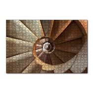 Cakapuzzle Sarmal Merdiven Üstten Görünüş 120 Parça Ahşap Puzzle