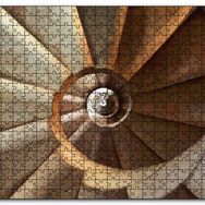 Cakapuzzle Sarmal Merdiven Üstten Görünüş Mdf 120 Parça Puzzle