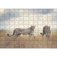 Cakapuzzle Savanada Av Hazırlığındaki Çitalar Mdf 120 Parça Puzzle