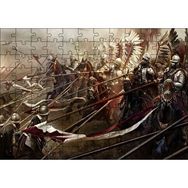 Cakapuzzle Savaş Meydanı Polonyalı Kanatlı Hafif Süvari Mdf 120 Parça Puzzle