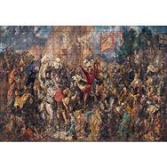 Cakapuzzle Savaş Sahnesi Karmaşa Mdf 500 Parça Puzzle