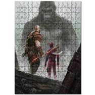 Cakapuzzle Savaş Tanrısı Kratos Kral Kong Gözüpek Mdf 1000 Parça Puzzle