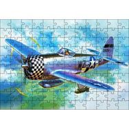 Cakapuzzle Savaş Uçağı Tuval Mdf 120 Parça Puzzle