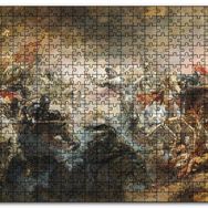 Cakapuzzle Savaşta Atlılar Mdf 120 Parça Puzzle