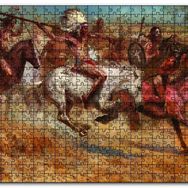 Cakapuzzle Savaştaki Kızılderililer Ahşap 255 Parça Puzzle