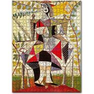Cakapuzzle Seated Woman İn A Garden 1938 By Picasso Ahşap 1000 Parça Puzzle