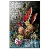 Cakapuzzle Sepette Dilim Karpuzlar ve Taze Meyveler Ahşap 1000 Parça Puzzle
