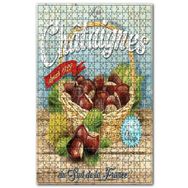 Cakapuzzle Sepette Kestane Afiş Görseli Ahşap 1000 Parça Puzzle