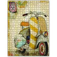 Cakapuzzle Sesteki Vespa Motor Ahşap 1000 Parça Puzzle