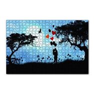 Cakapuzzle Sevgililer Doğa Balon Kalp 120 Parça Puzzle