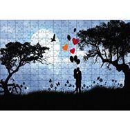 Cakapuzzle Sevgililer Doğa Balon Kalp 255 Parça Puzzle