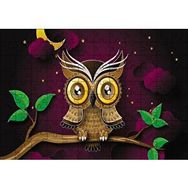 Cakapuzzle Sevimli Baykuş 120 Parça Ahşap Puzzle