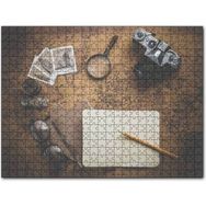 Cakapuzzle Seyahat Eşyaları ve Dünya Haritası 255 Parça Puzzle