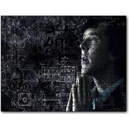 Cakapuzzle Sherlock Benedict Cumberbatch ve Formüller Mdf 120 Parça Puzzle