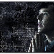 Cakapuzzle Sherlock Benedict Cumberbatch ve Formüller Mdf 500 Parça Puzzle