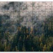 Cakapuzzle Sık Ormanı Yutan Sis Mdf 500 Parça Puzzle