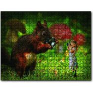 Cakapuzzle Sincap Kız Fotoğraf Çekimi Ahşap 500 Parça Puzzle