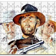 Cakapuzzle Sinema Afişi 1965 Adam Film Clint Eastwood Mdf 120 Parça Puzzle