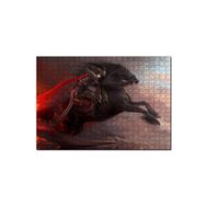 Cakapuzzle Siyah Atlı Savaşçı Mdf 1000 Parça Puzzle