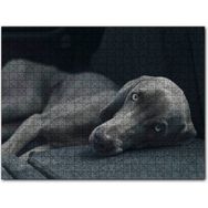 Cakapuzzle Siyah Doghound Siyah Zemin Karanlık Arkaplan Mdf 120 Parça Puzzle