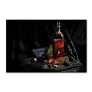 Cakapuzzle Siyah Kumaşlar ve Johnnie Walker Red Label 120 Parça Ahşap Puzzle
