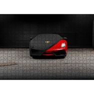Cakapuzzle Siyah Örtülü Kırmızı Lamborghini 120 Parça Ahşap Puzzle