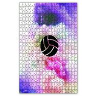 Cakapuzzle Siyah Parçalı Top ve Renkli Dumanlar Ahşap 255 Parça Puzzle