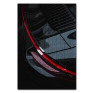 Cakapuzzle Siyah Porsche Spor Araba Arka Detay 1000 Parça Puzzle