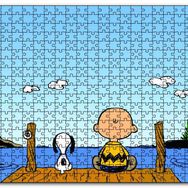 Cakapuzzle Snoopy Charlie Kahverengi Ahşap 255 Parça Puzzle