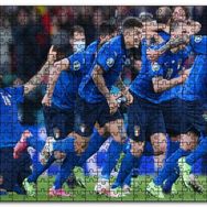 Cakapuzzle Son Penaltı Gol ve İtalya Şampıyon Mdf 500 Parça Puzzle