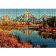 Cakapuzzle Sonbahar Renkleri Nehir ve Çıplak Dağlar 255 Parça Puzzle