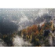 Cakapuzzle Sonbahar Renklerinde Orman ve Sisler 120 Parça Ahşap Puzzle