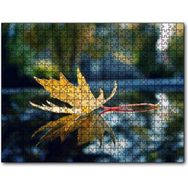 Cakapuzzle Sonbahar Yaprağı Yakın Çekim Görseli Mdf 120 Parça Puzzle