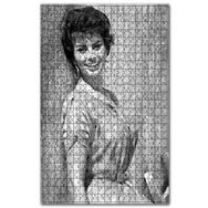 Cakapuzzle Sophia Loren Mutlu Ahşap 500 Parça Puzzle