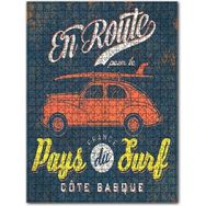 Cakapuzzle Sörf Tatili Afişi Desenli Görsel 120 Parça Puzzle